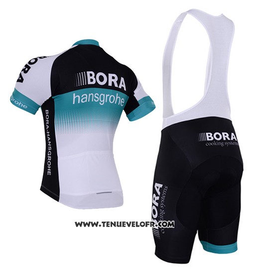 2017 Maillot Ciclismo Bora Profond Blanc Manches Courtes et Cuissard